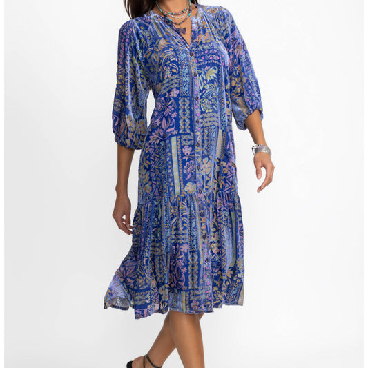 Yoka Burnout Dress - Persephone