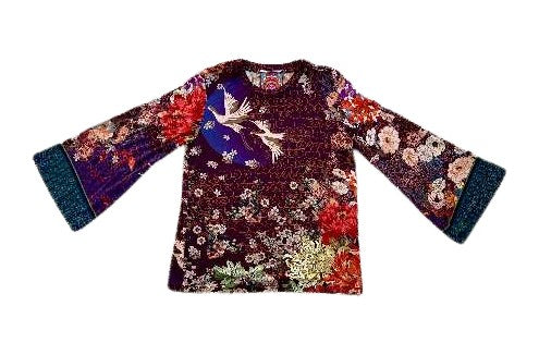 Phoenix Kimono Sleeve Tee - Multi