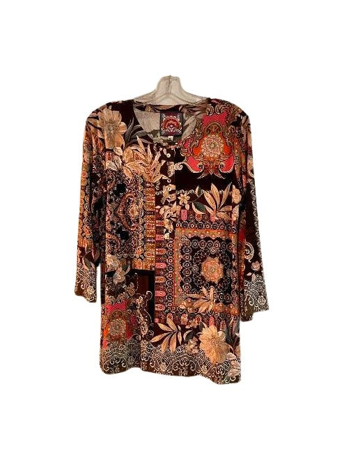 THE JANIE FAVORITE BUTTON FRONT TUNIC - Flora Lace