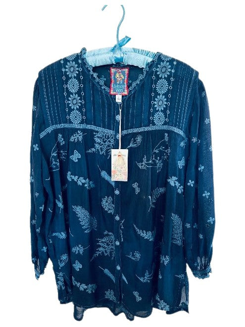 Fern Lilly Blouse - Blue Night