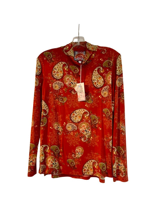 The Janie Favorite Mock Neck - Paisley Lace