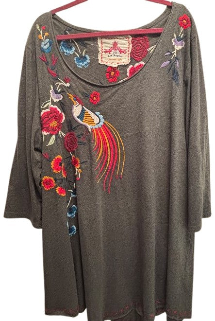 Jailyn Relaxed Tee - Grey