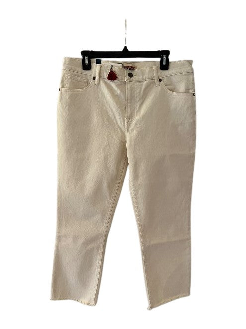 CROPPED BOYFRIEND JEAN - CREAM