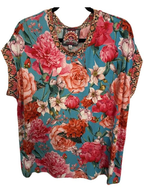 Pink Rose Relaxed Tee - Pink Rose