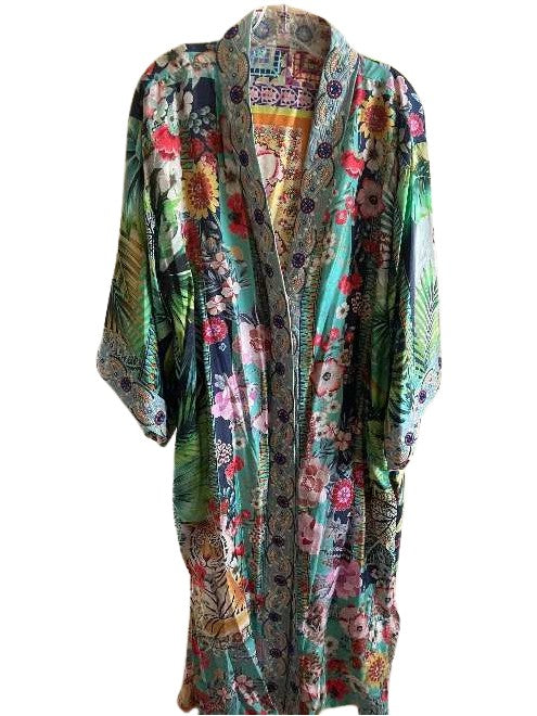 Tigres Et Fleurs Eliza Kimono - Tigres