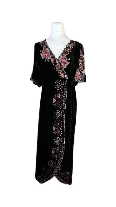 Joanna Velvet Wrap Dress