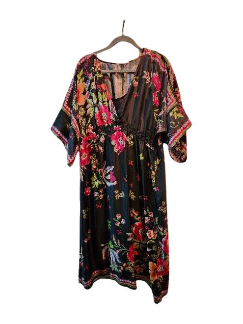Gilmore Floral Silk Dress - Multi