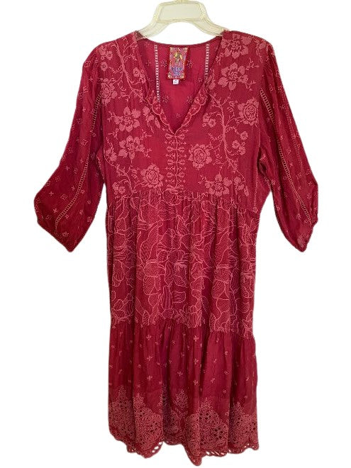 Gracie Hopscotch Dress - Rumba Red