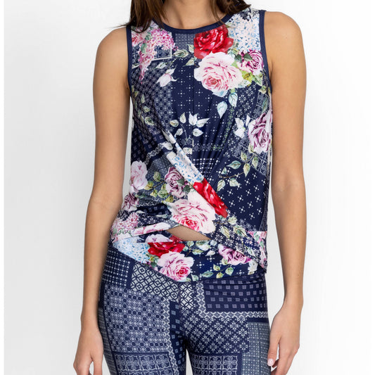 Rose Patch Crossover Tank - Rose Patch