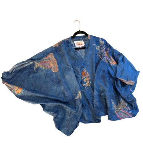 Sascha Poncho - Paisley Spray