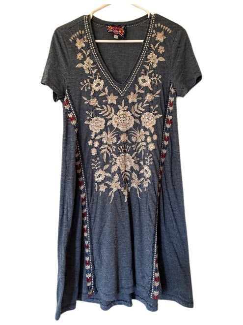 Zoe Short Sleeve Draped T-Shirt Tunic