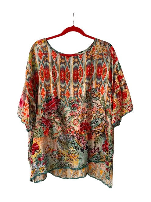 Belize Eloise Floral Collage Print Blouse