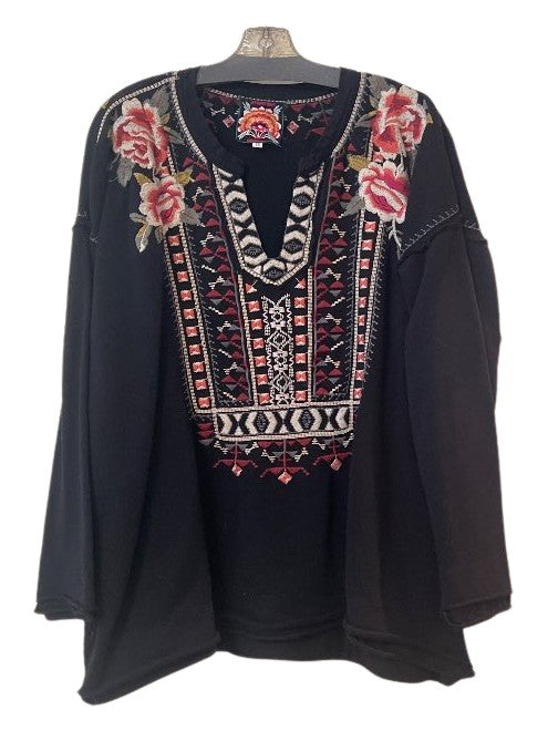 ISSORIA POP OVER SWEATSHIRT - BLACK