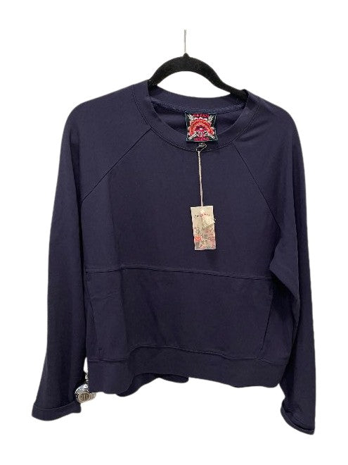 Bee Active Long Sleeve Crew Pullover - Darnahta Scarf Print