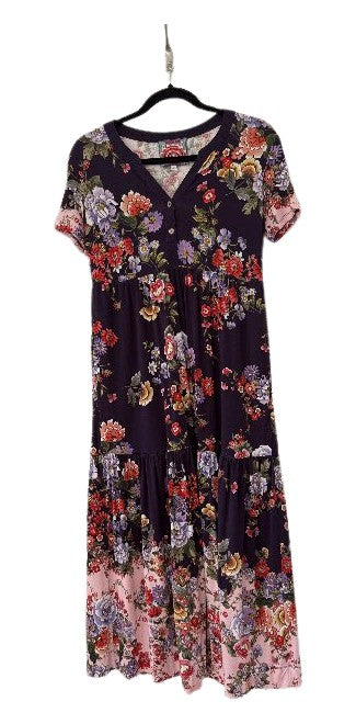 The Janie Favorite Tiered Henley Knit Dress - Elsa