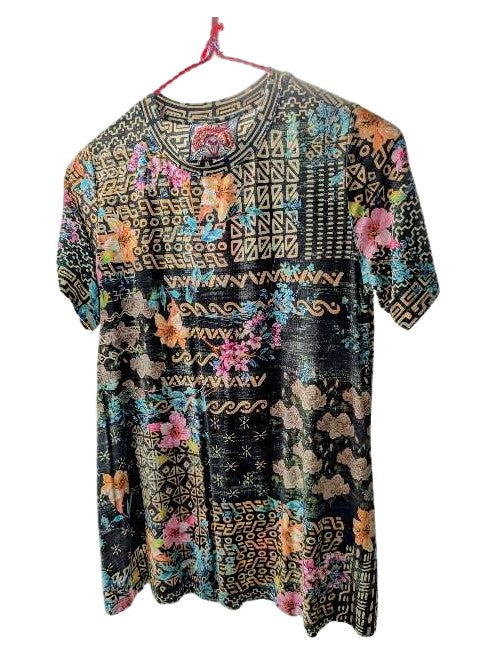 Weller Favorite Floral Crew Neck Tee Short Sleeve
