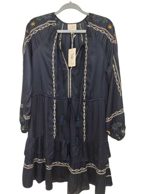 Lexie Tiered Mini Dress - Dress Blues