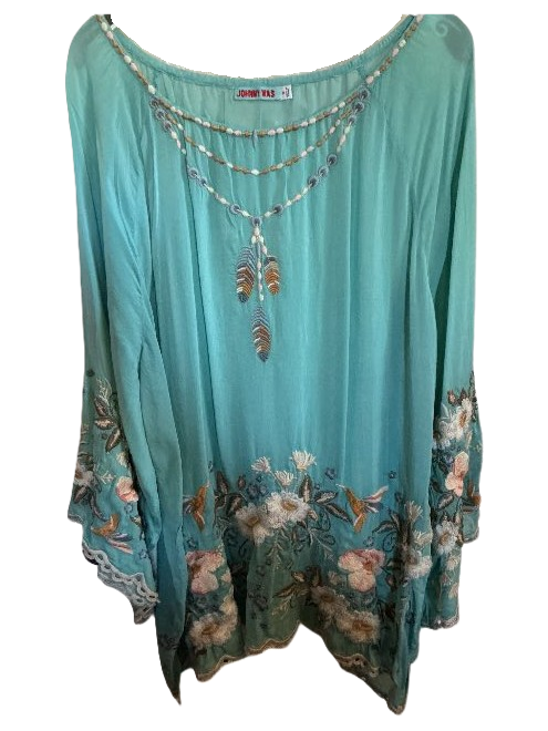 INDINA BLOUSE - MARINE BLUE