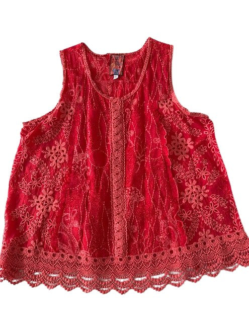 Tsion Blouse - Fiery Red