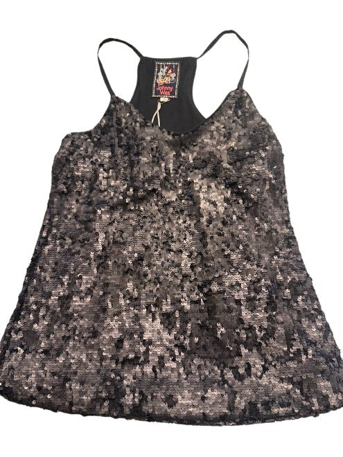 Etta Sequin Cami - Black Sequin