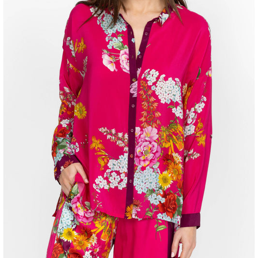 Golden Bouquet Seline Button Down - Golden Bouquet