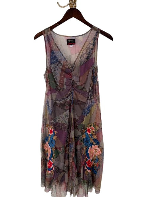 Cassia Mesh Dress - Vintage Stitch Patch