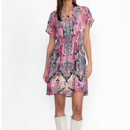 Thia Burnout Dress - Paisley Melody