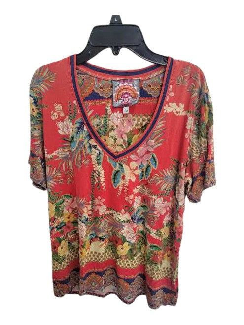 The Janie Favorite Short Sleeve V-Neck Tee - Rapsodia
