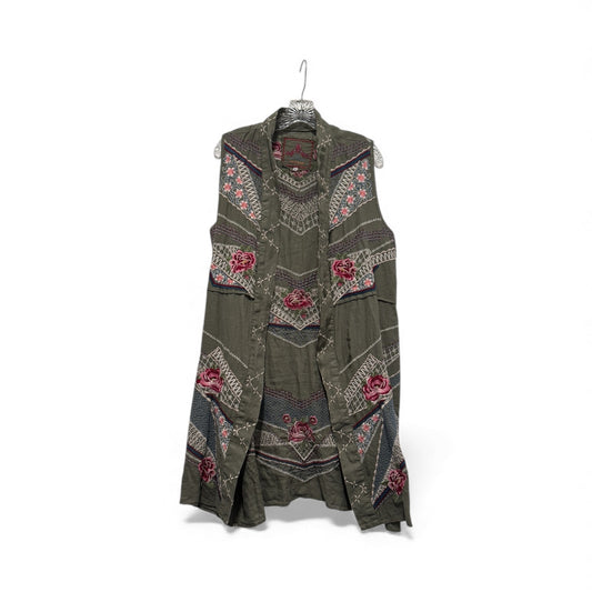 Sabine Novelle Vest - ARMY GREEN