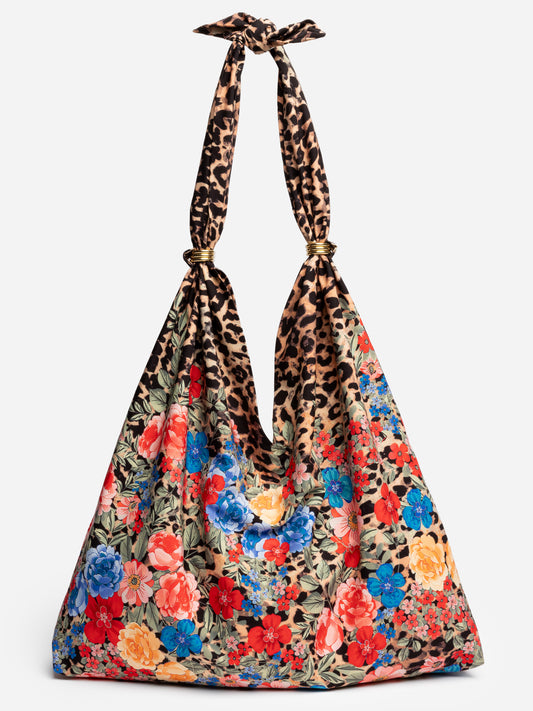 CHEETAH RING BEACH BAG