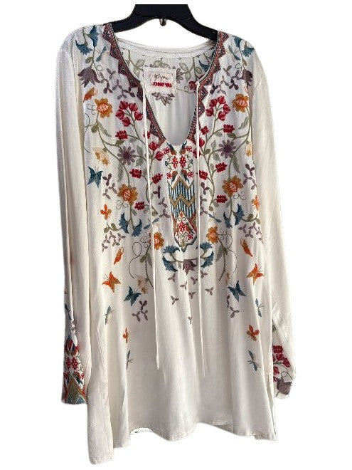 BLAIR SATIN BLOUSE - NATURAL