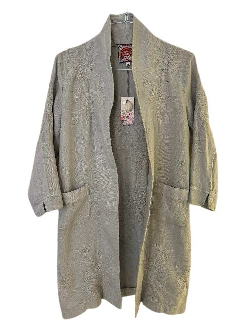 Sadie Heavy Linen Coat - SAND