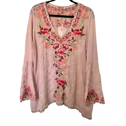 Cristabella Blouse – Dusty Pink