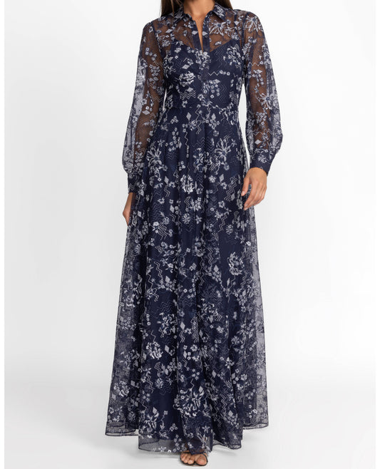 Ada Dress - Navy