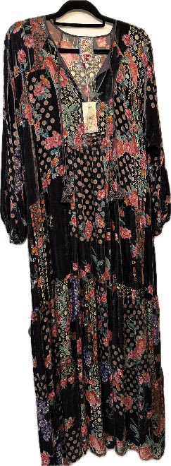 ROSE BURNOUT UMA DRESS (w/SLIP) Style: C37721A0