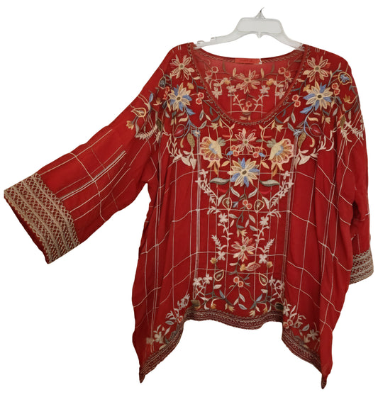 SIENNA BLOUSE - GARNET