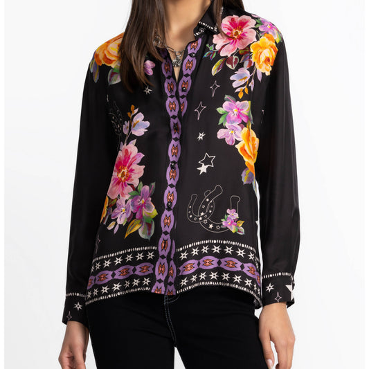 Rosalynda Button Down Shirt - Western Kasumi