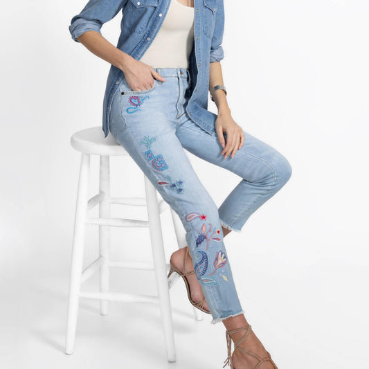 The Cropped Skinny Jean - Medium Wash