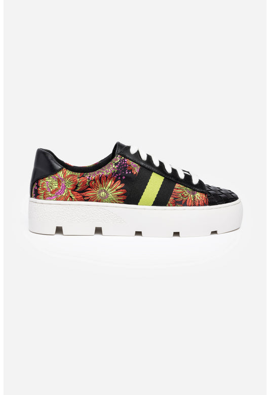 Downtown Jacquard Sneaker - Black