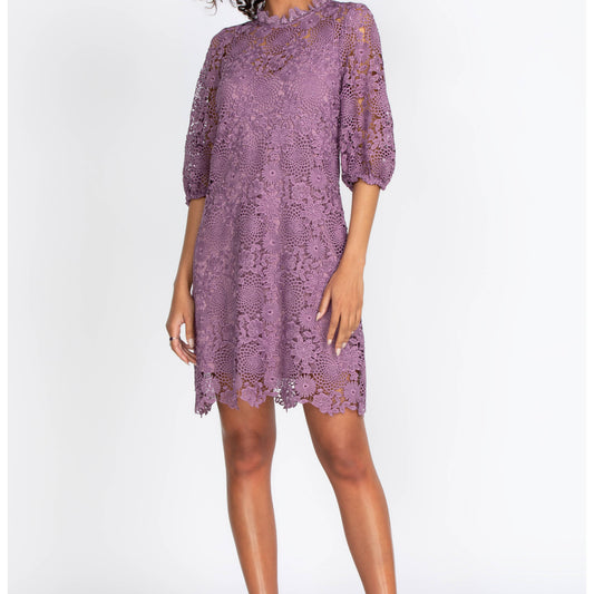 Lorrie Mini Dress - Very Grape