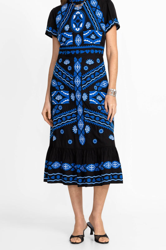 Stephy Midi Dress - Black