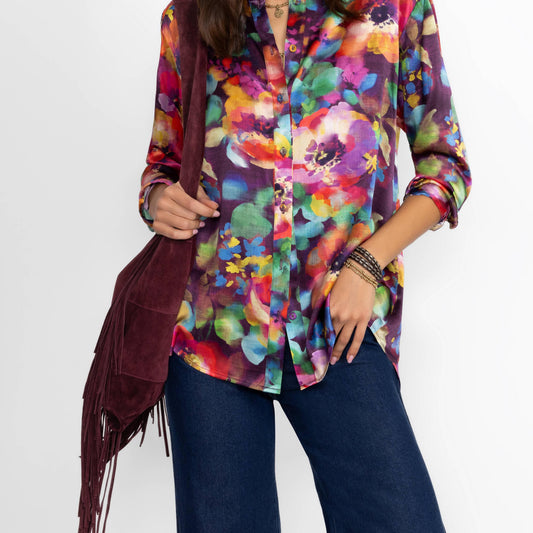 Oversized Shirt Tunic - Elektra