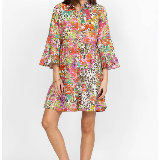 Wild Garden Easy Fit Tiered Dress - Wild Garden