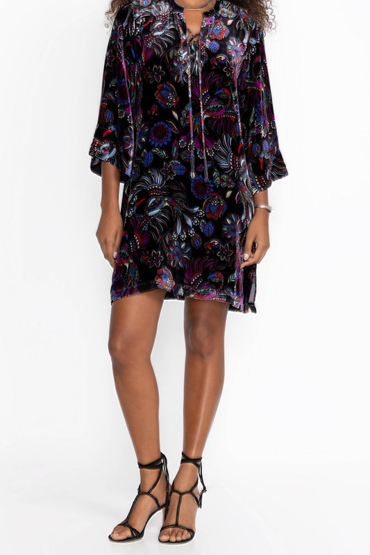 Tie Front Kimono Dress - Avya