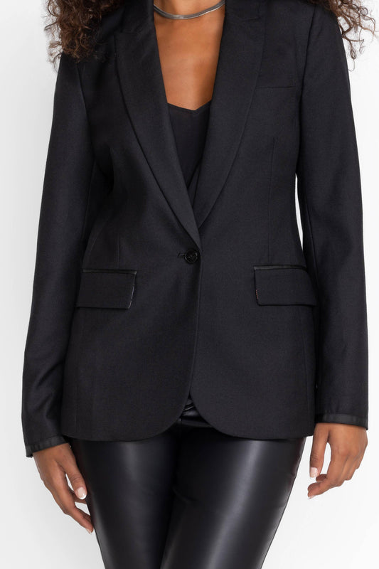 Korei Relaxed Blazer - Black